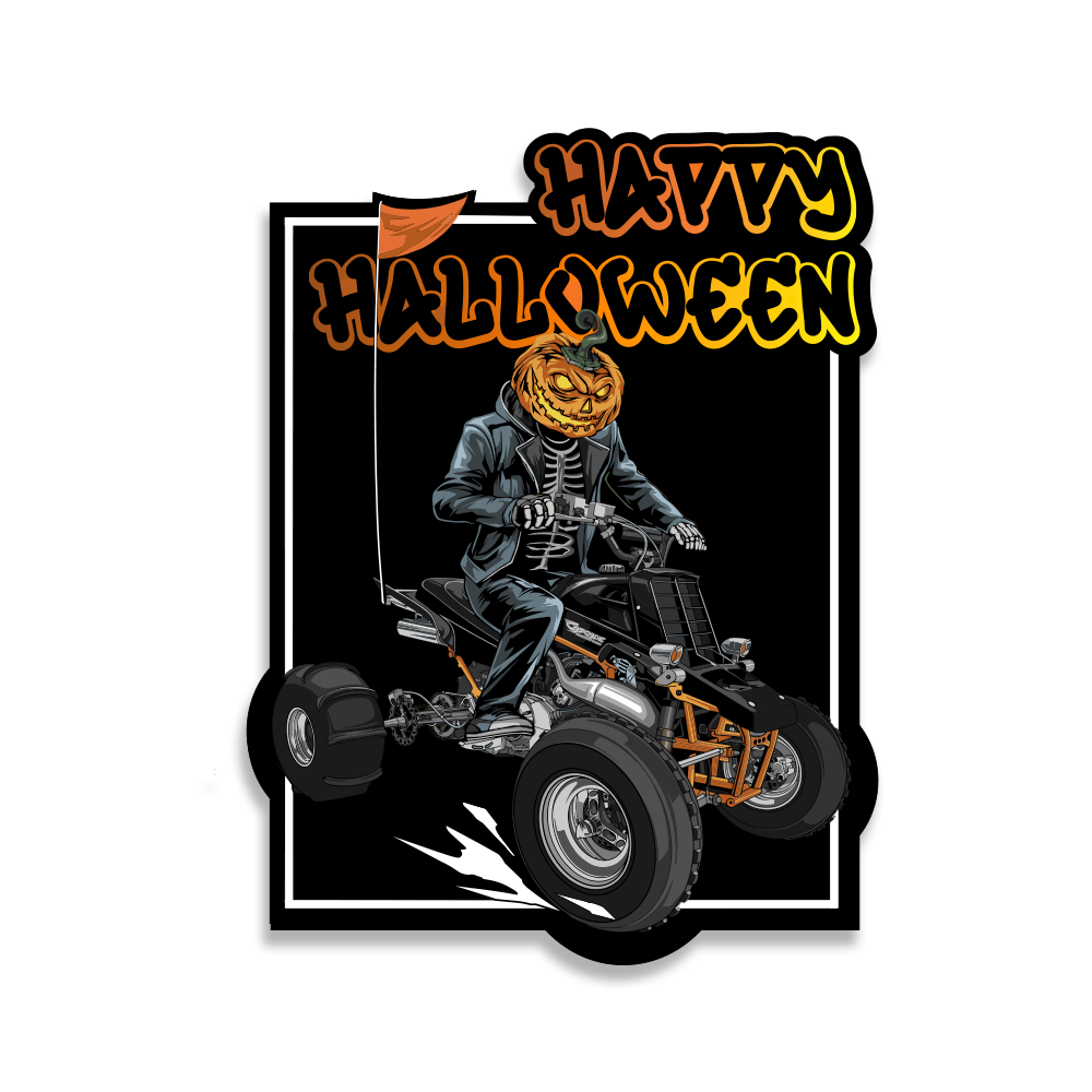 Jack O Lantern Sticker