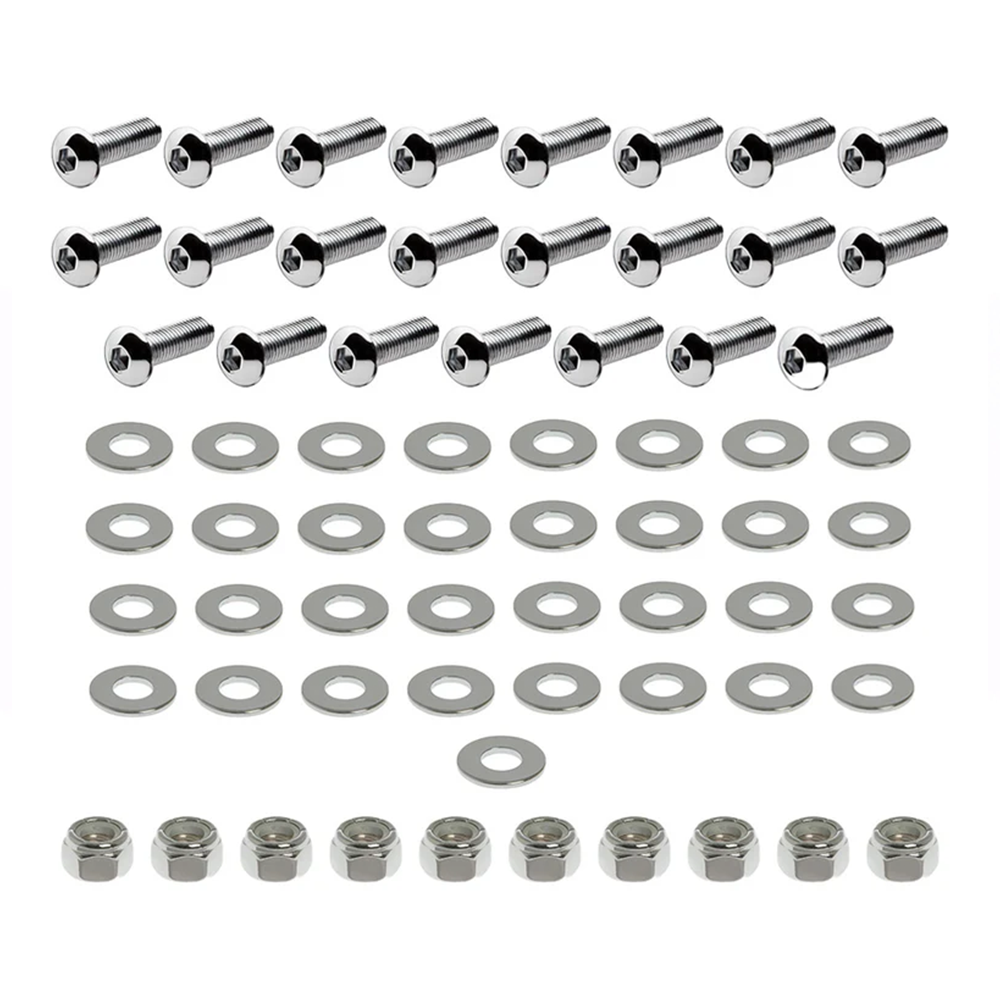 Complete Chrome Bolt Kit For Stock Plastic